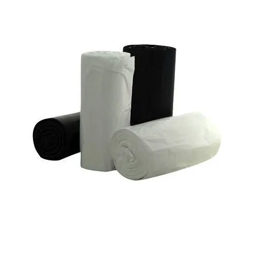 200 Pcs X 27L White Black Tidy Garbage Bin Liners Bags