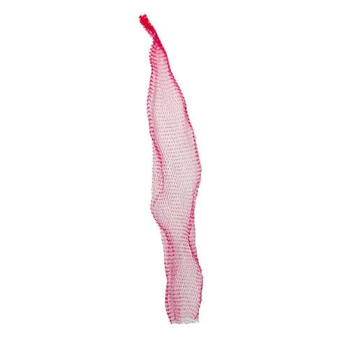 24" Red Plastic Mesh Bags, Case of 1,000