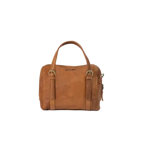 A Large Darning Leather Satchel