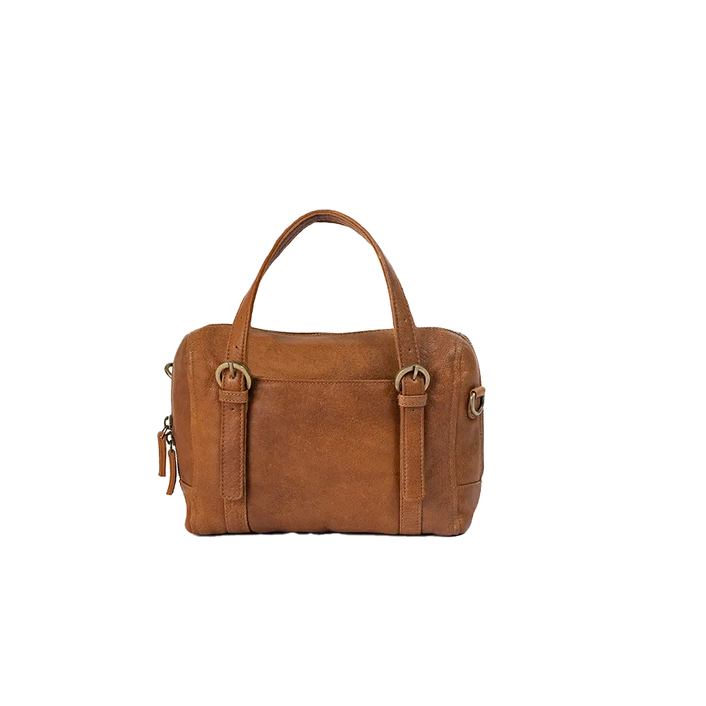 A Large Darning Leather Satchel