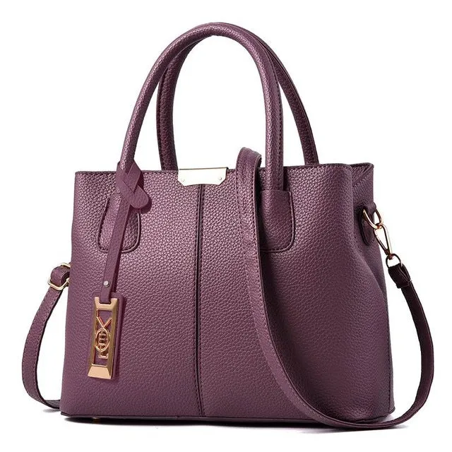 Aliwood New Simple Women bag PU Leather handbags Ladies