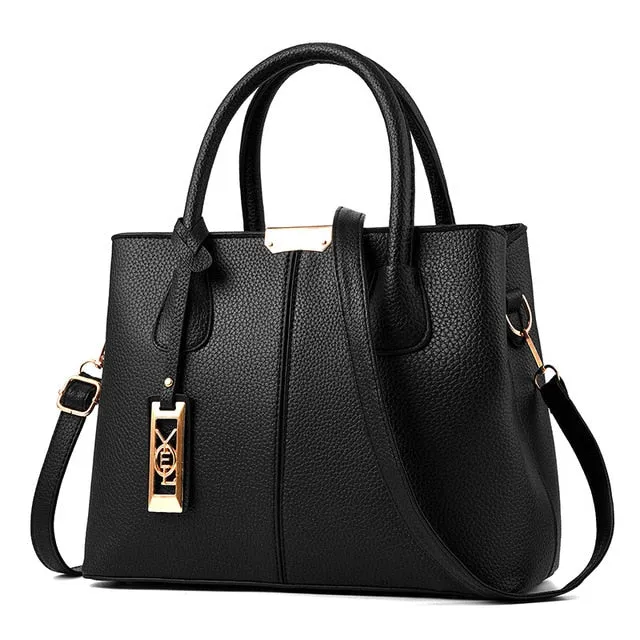 Aliwood New Simple Women bag PU Leather handbags Ladies