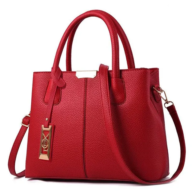 Aliwood New Simple Women bag PU Leather handbags Ladies