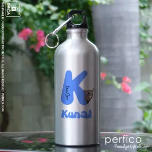 Alphabets and Animals © Personalised Water Bottle for Kids