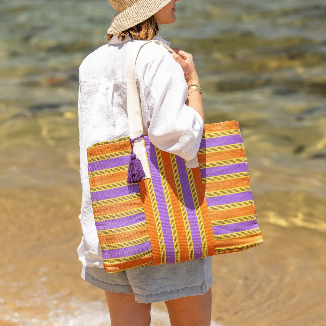 Beach Large Carry All Bag - Tropicana