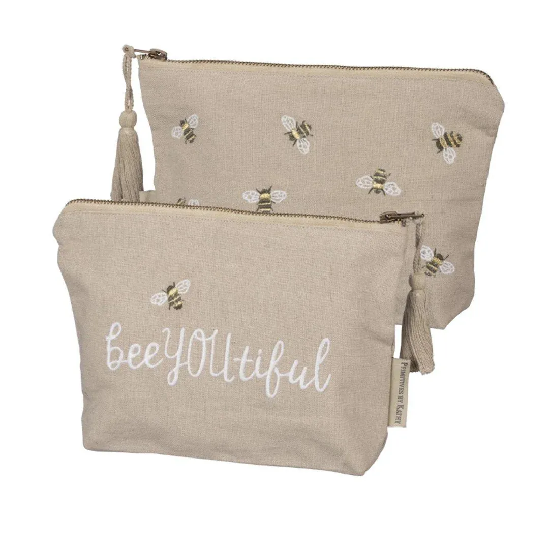 BEE YOU TIFUL ZIPPER POUCH