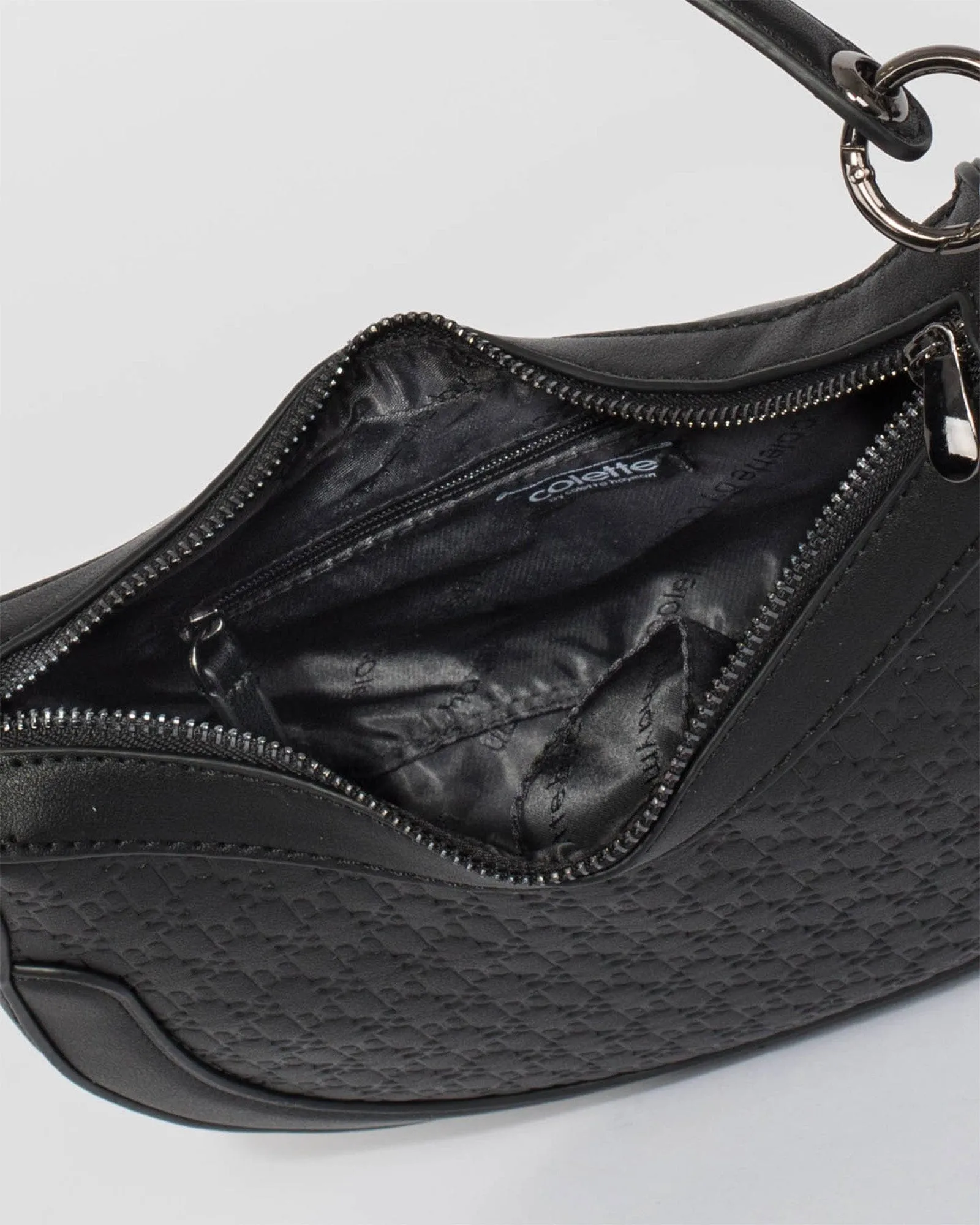 Black Flavia Saddle Bag