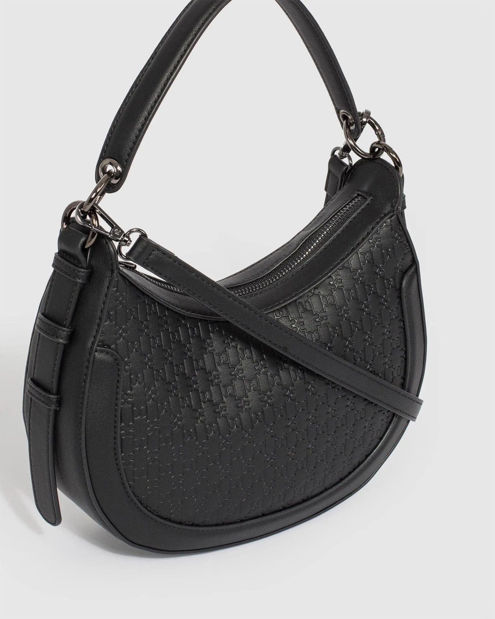 Black Flavia Saddle Bag