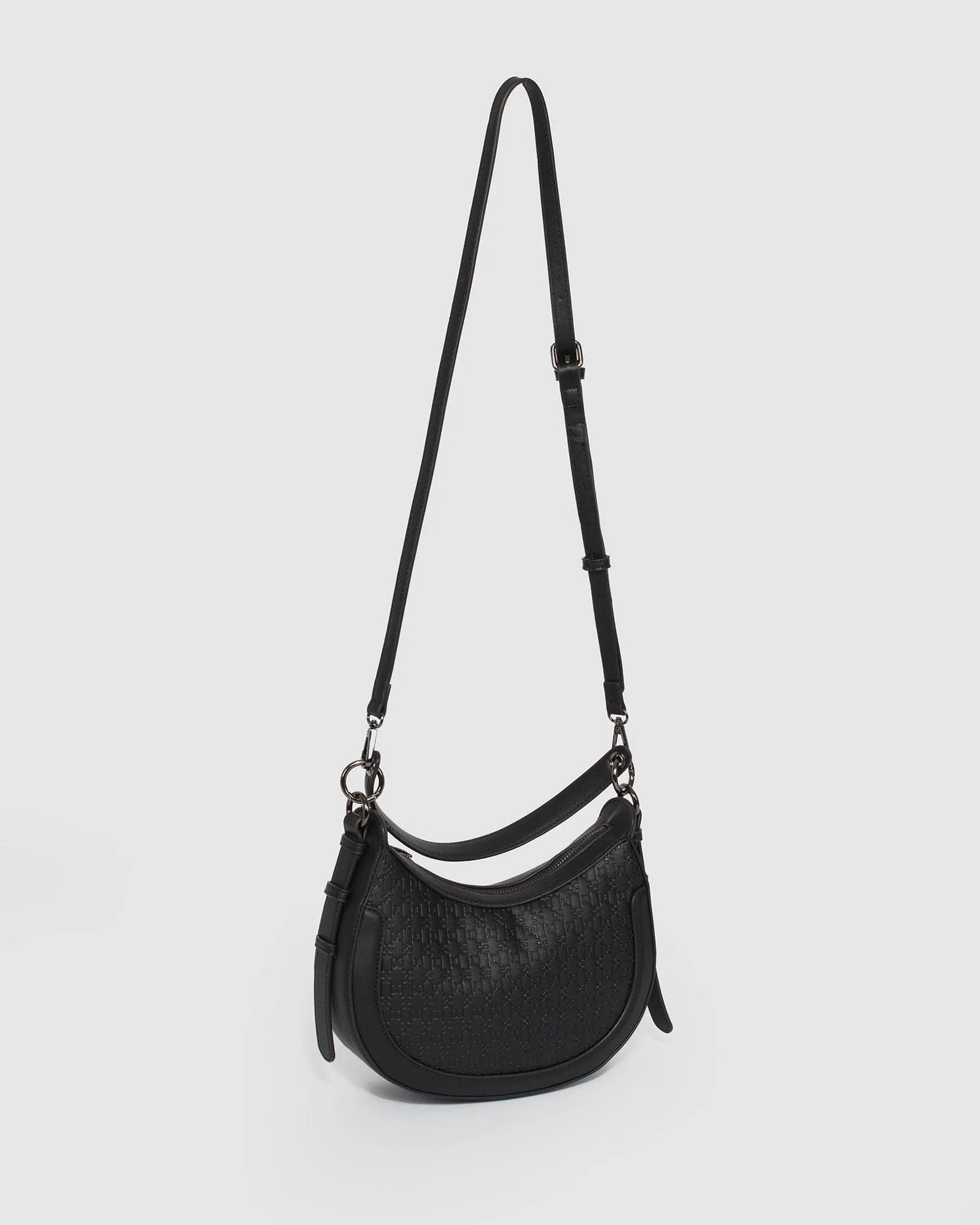 Black Flavia Saddle Bag