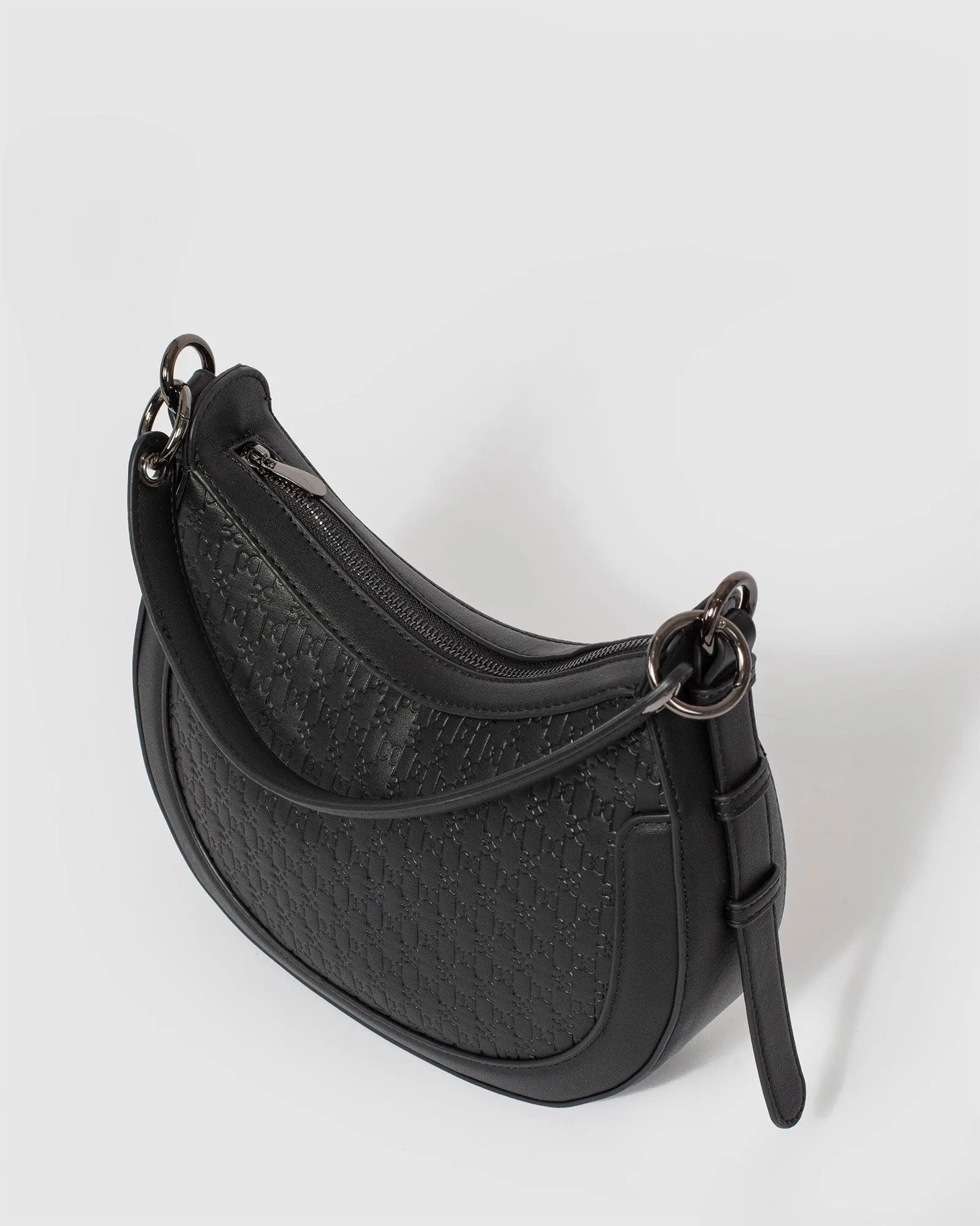 Black Flavia Saddle Bag