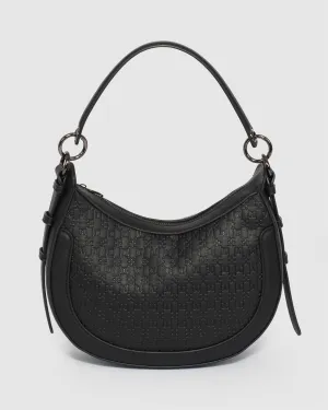 Black Flavia Saddle Bag