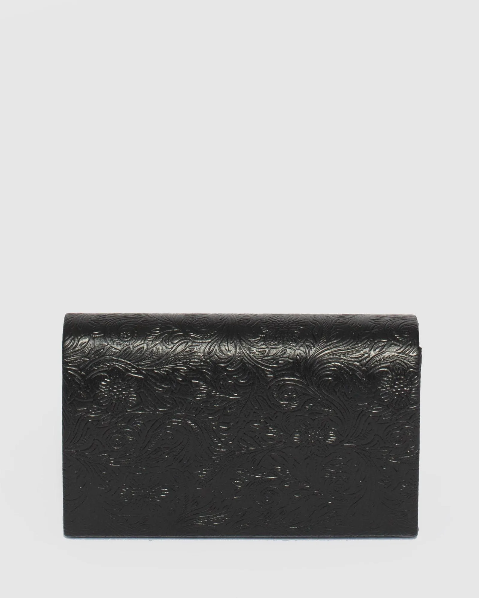 Black Lila Envelope Clutch Bag