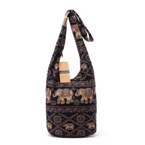 Boho Elephant Messenger Bag