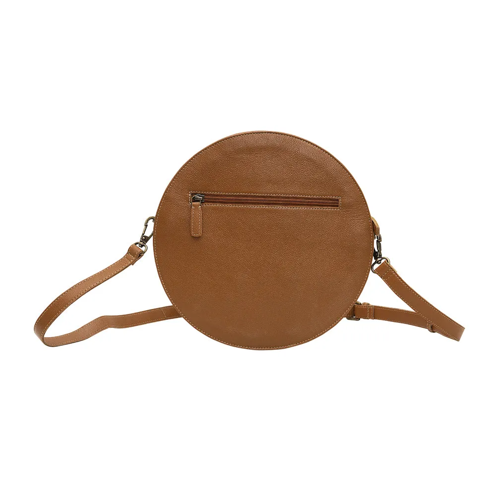 Boho Motif Round Bag