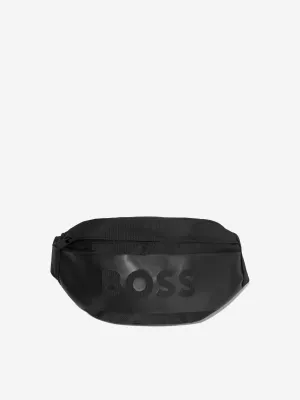 BOSS Boys Logo Belt Bag in Black