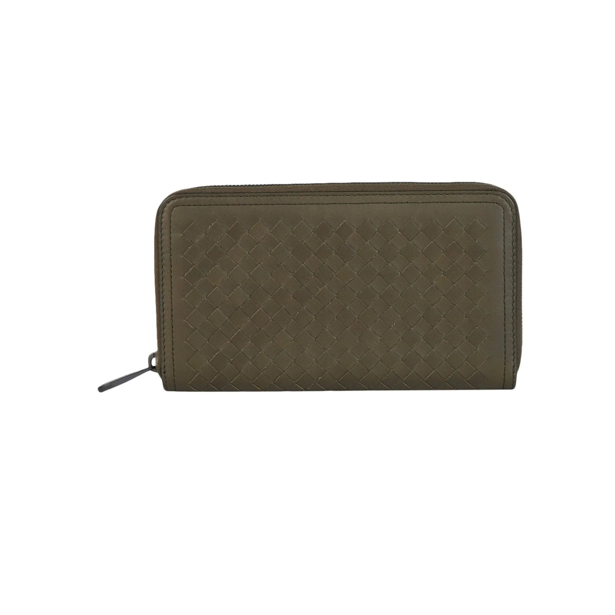 Bottega Veneta Zip Around Long Leather Wallet