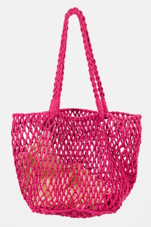 Braided Net Tote Bag