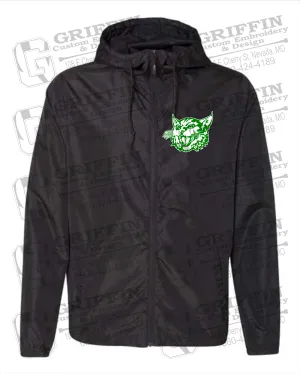 Bronaugh Wildcats Lightweight Windbreaker - Wildcat Logo