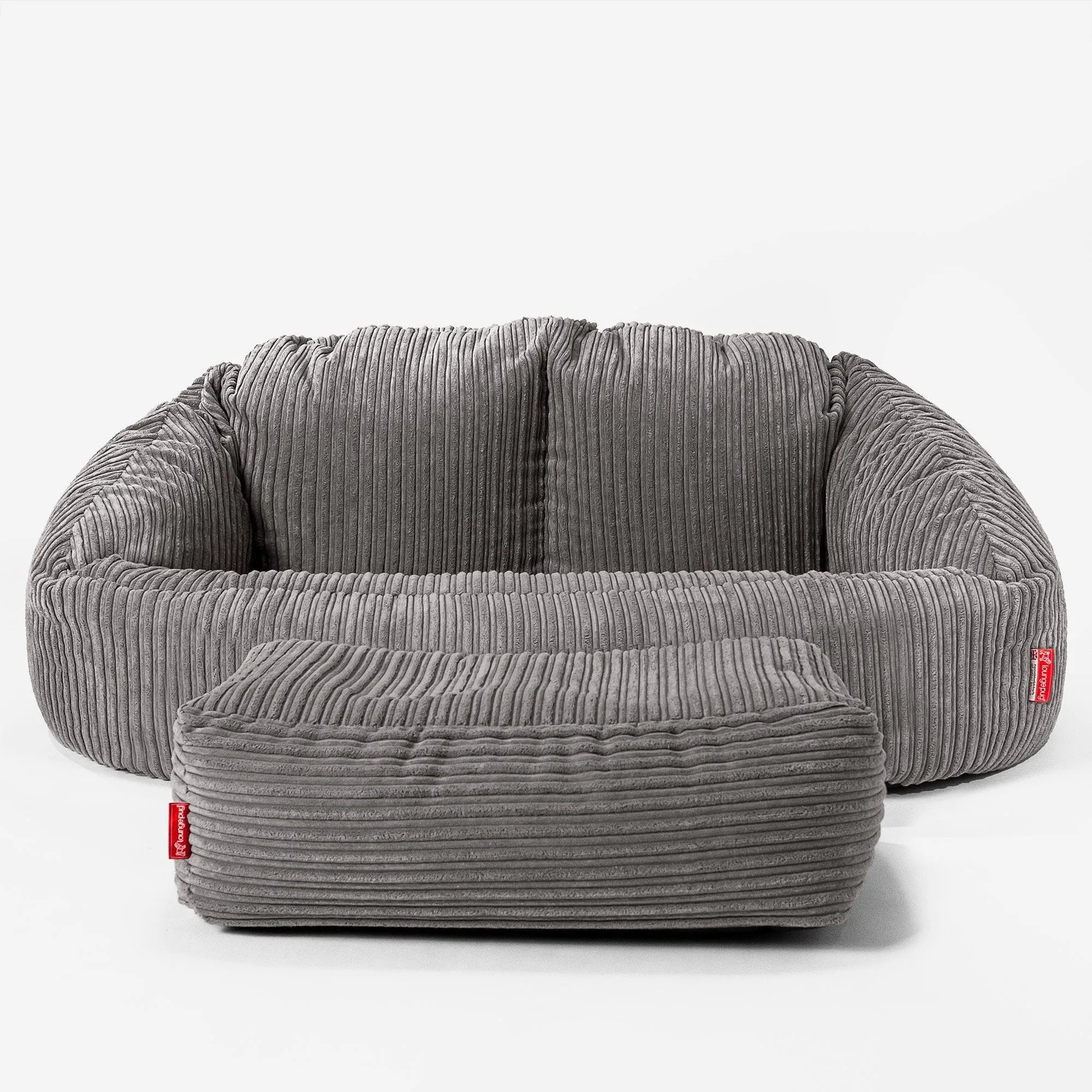 Bubble Sofa Bean Bag - Cord Graphite Grey