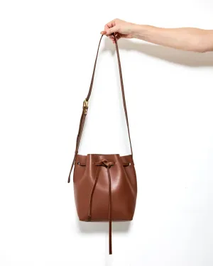 BUCKET LIST Bag by Byrd Studio - Chestnut Brown Leather