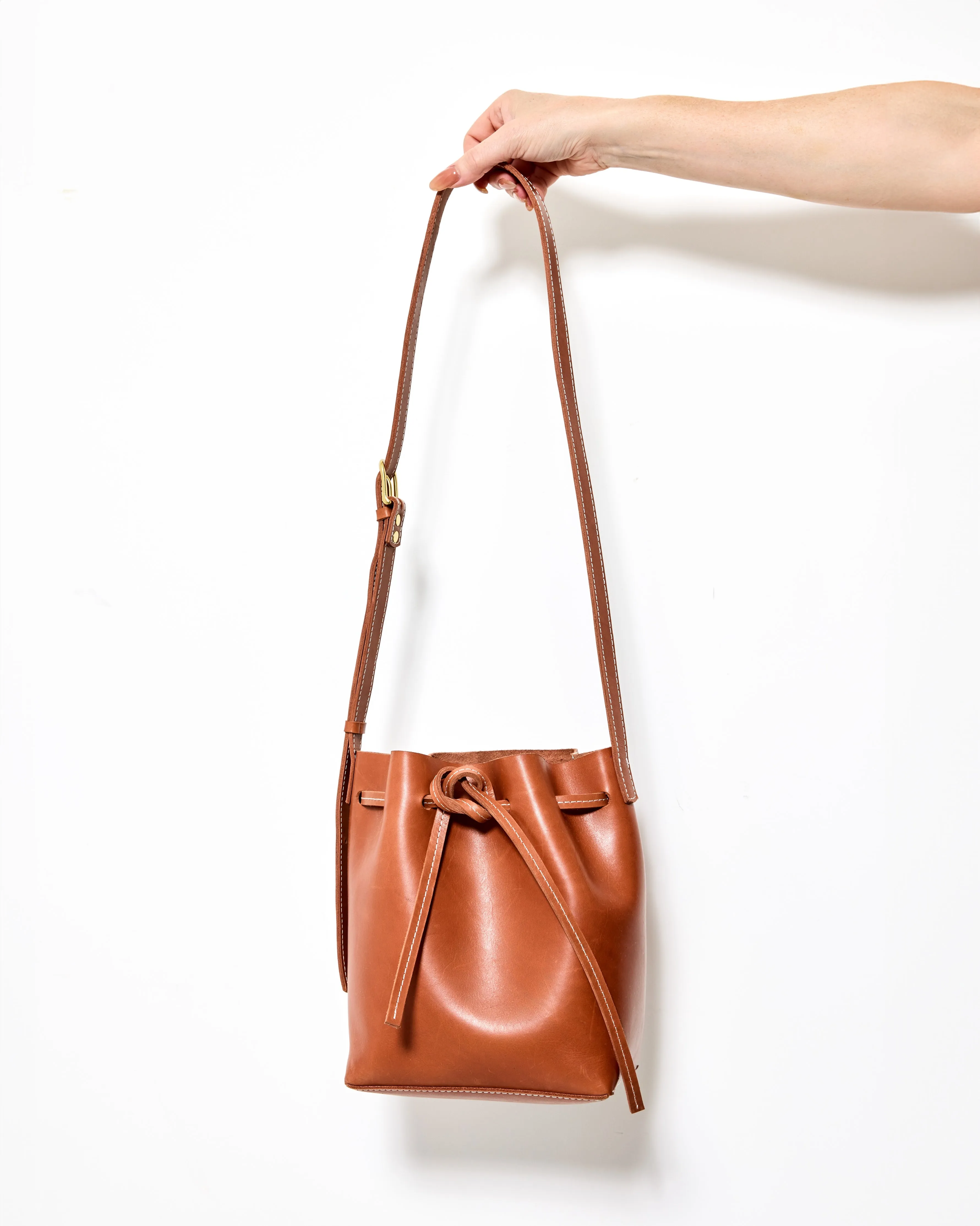 BUCKET LIST Bag by Byrd Studio - Toffee Tan Leather