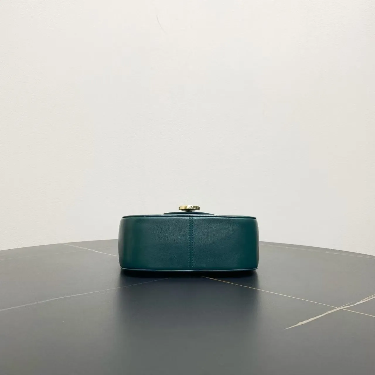 Bvlgari Dream Green Leather Crossbody Bag Medium