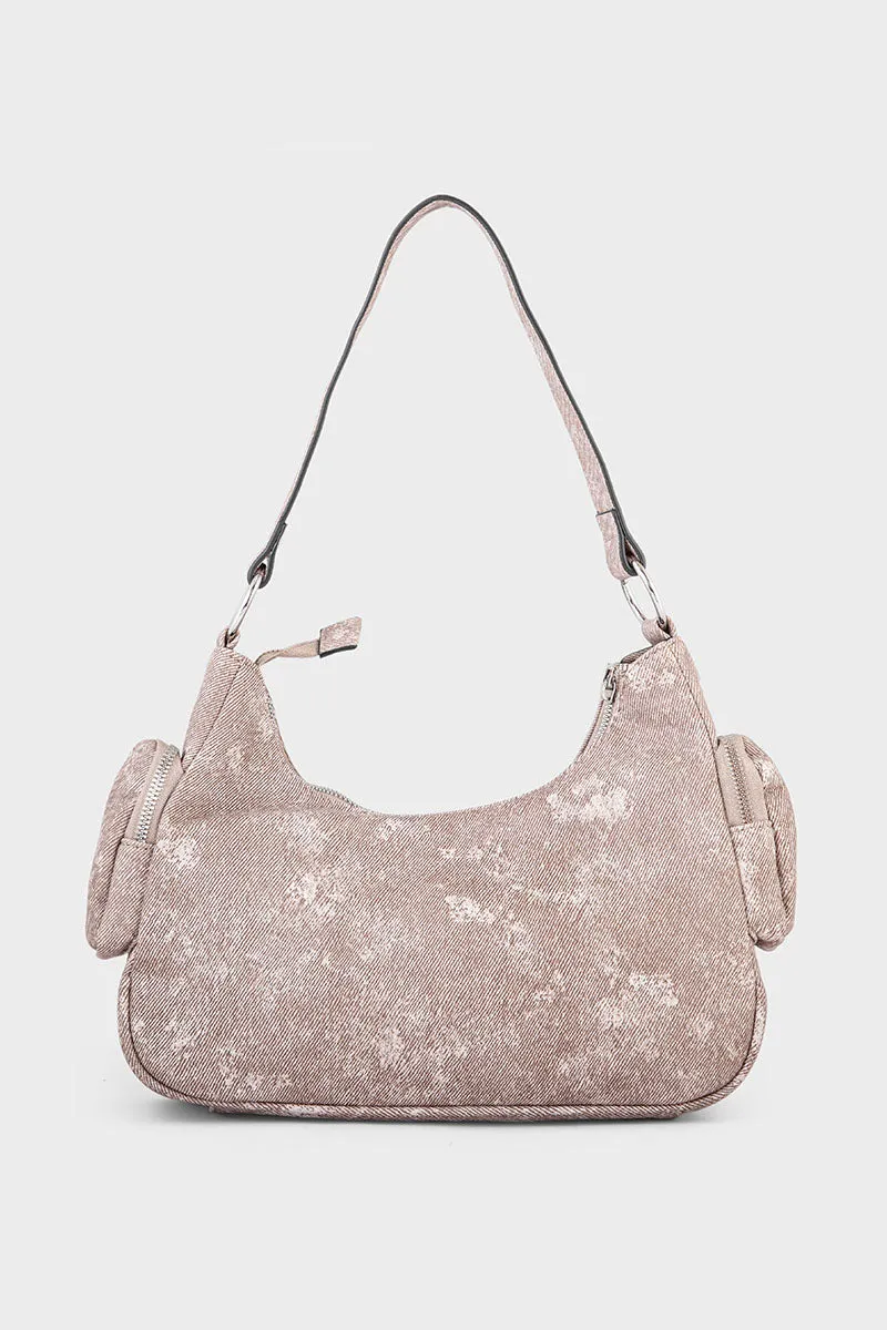 Casual Hobo Hand Bags BH0051-Beige