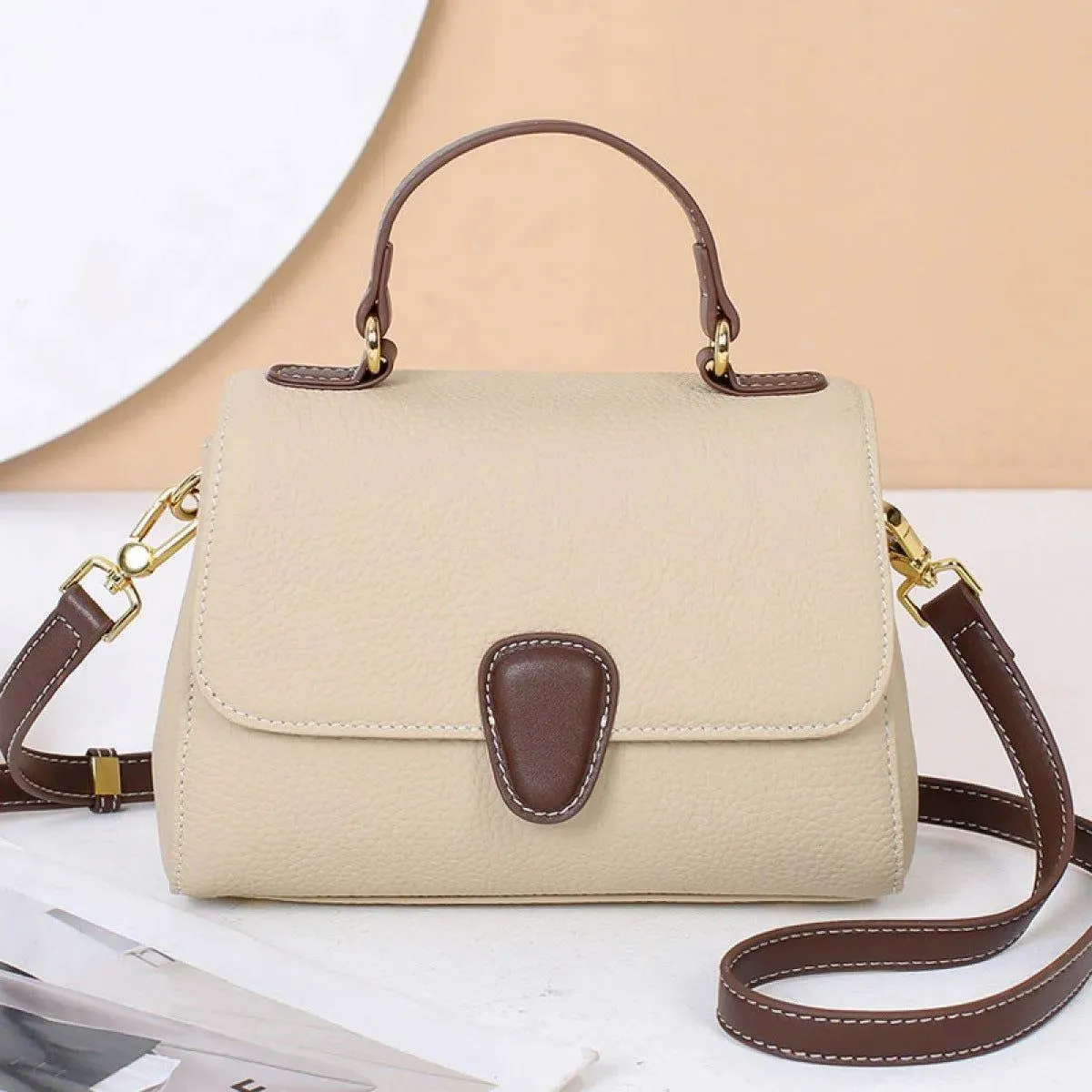 Casual Zipper Shoulder Bag