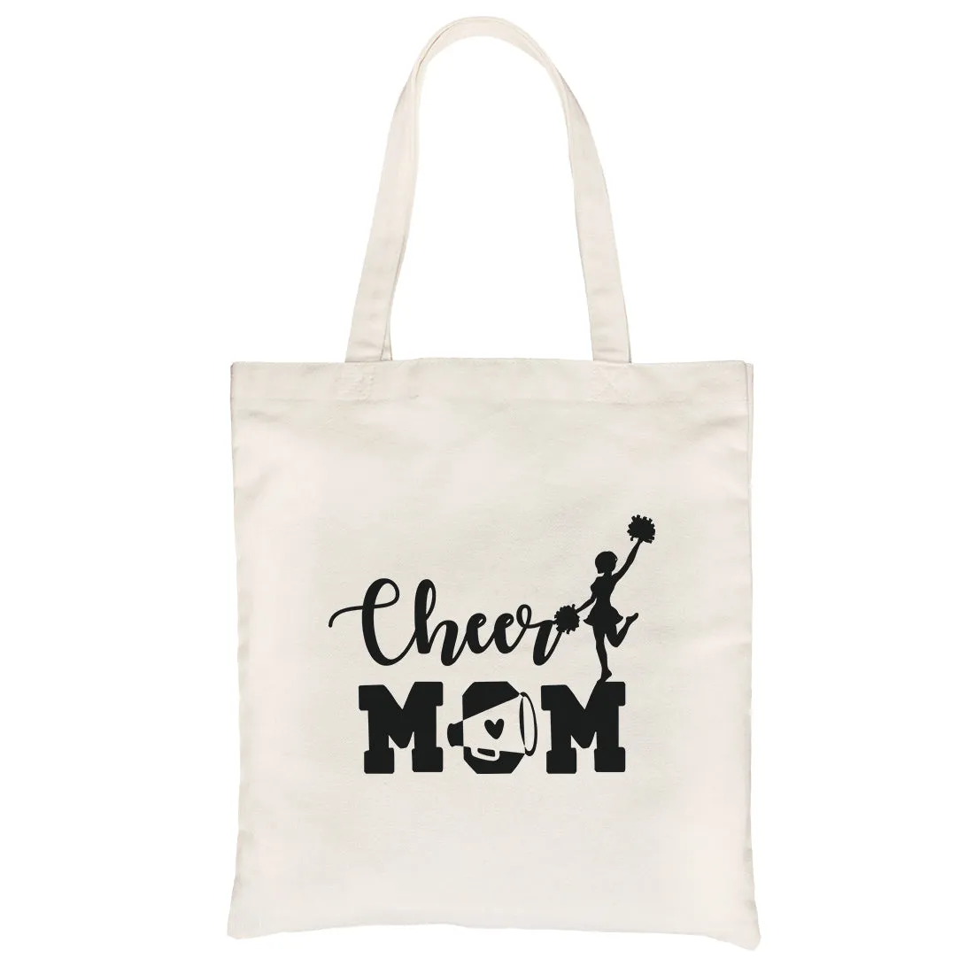 Cheer Mom Canvas Bag Washable Reusable Cute Mother's Day Gift Ideas