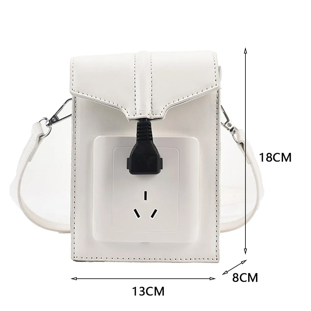 Creative Socket Plug Shoulder Women Bags