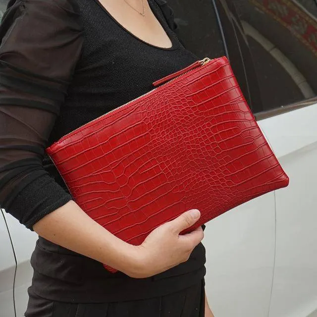 Crocodile Clutch ipad sleeve