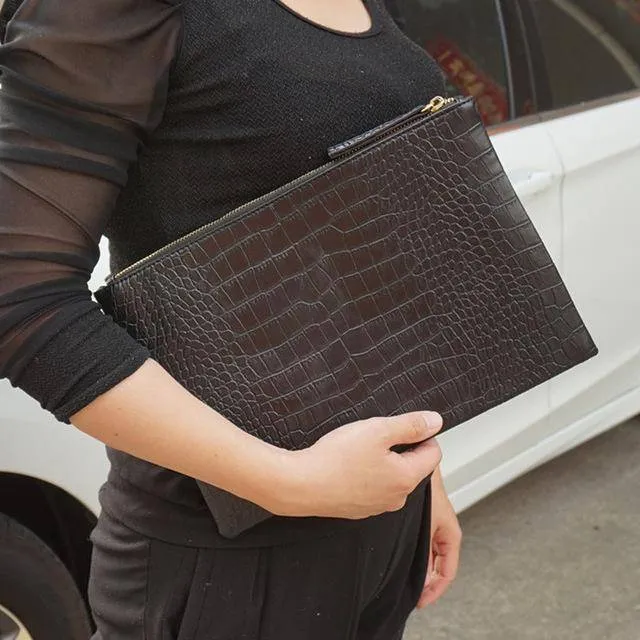 Crocodile Clutch ipad sleeve