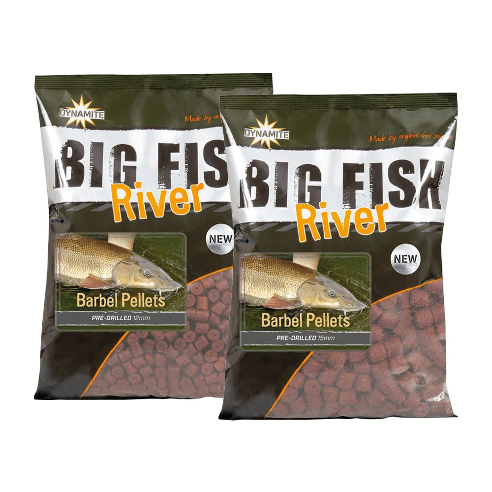 Dynamite Big Fish River Barbel Pre-Drilled Pellets