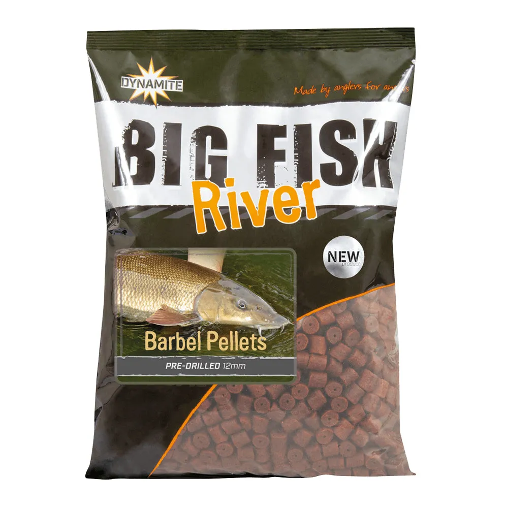 Dynamite Big Fish River Barbel Pre-Drilled Pellets