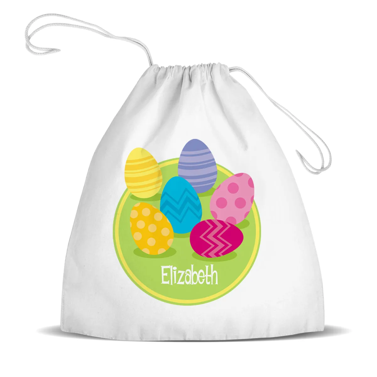 Easter Eggs Premium Drawstring Bag