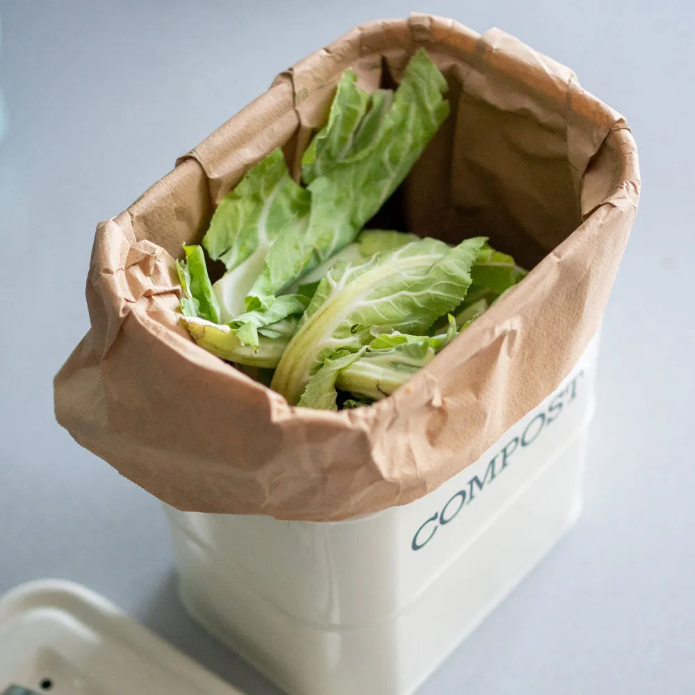 Ecoliving Compostable Food Waste Paper Bags