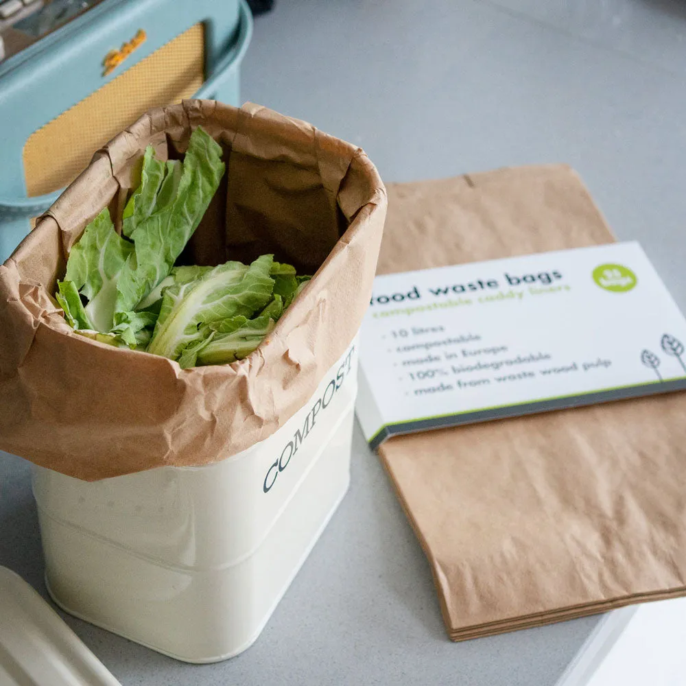 Ecoliving Compostable Food Waste Paper Bags