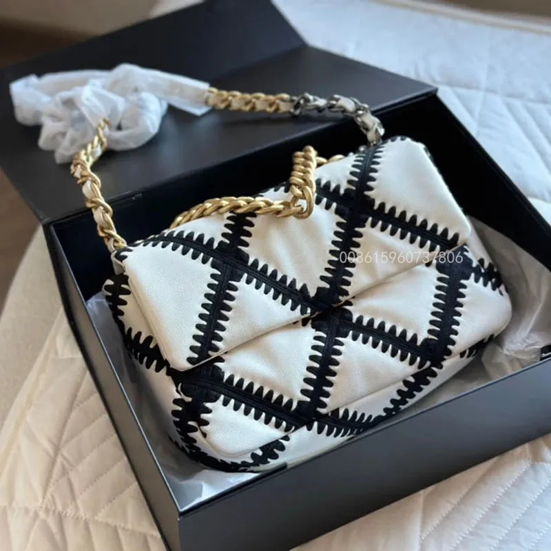 Embroidered Sheepskin Bag