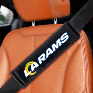 Fanmats Los Angeles Rams Embroidered Seatbelt Pad - 2 Pieces