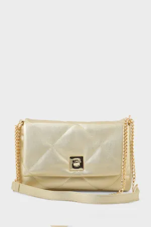 Flap Shoulder Bags B15139-Golden