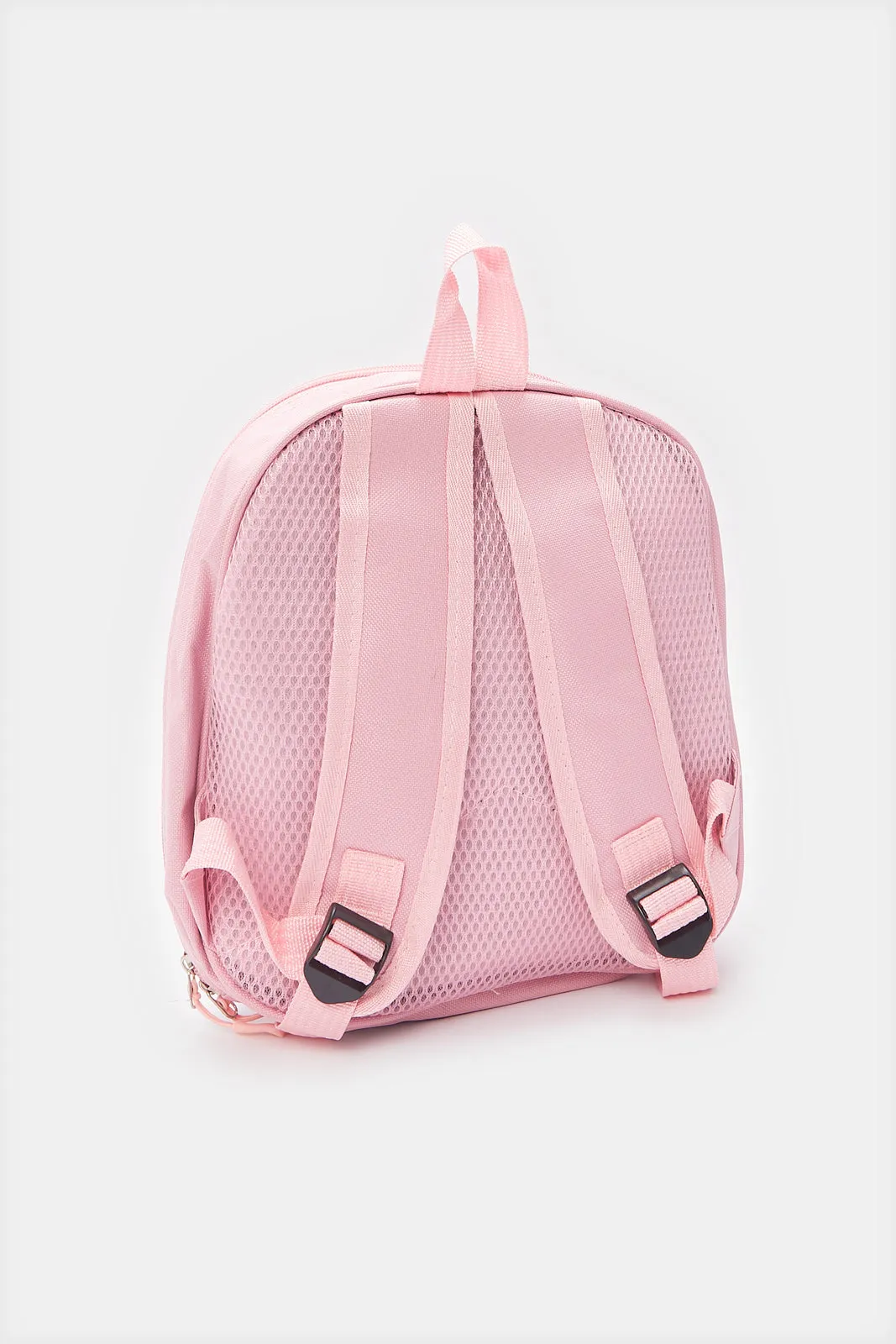 Girls Pink 3D Embellished Crossbody Bag