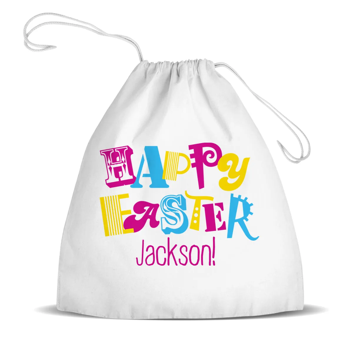 Happy Easter Premium Drawstring Bag