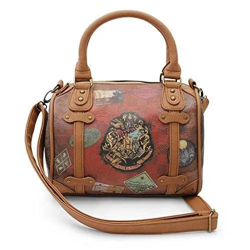 Harry Potter Railway-Chest Handbag (Small), Brown