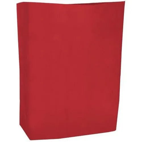 HDPE Blend Colored Merchandise Shopping Bags - 12" x 15" - (Red)