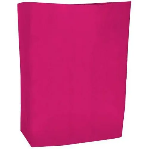 HDPE Blend Colored Merchandise Shopping Bags - 6.5" x 9.5" - (Magenta)