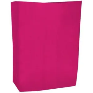 HDPE Blend Colored Merchandise Shopping Bags - 6.5" x 9.5" - (Magenta)