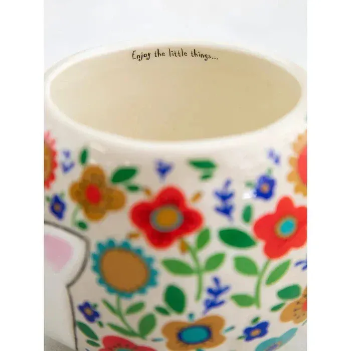 HEDGEHOG FOLK ART COFFEE MUG