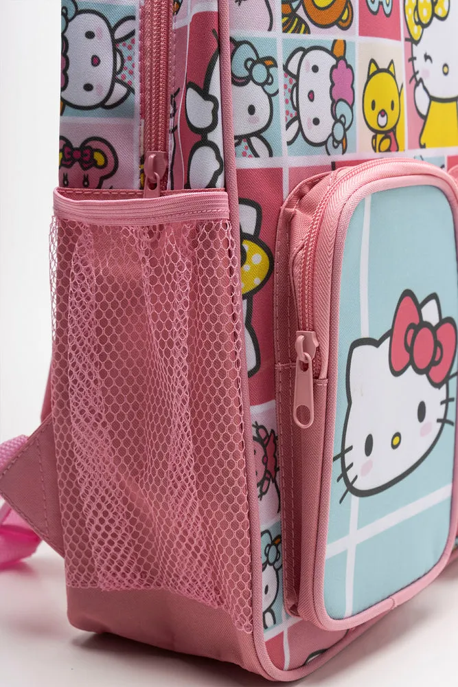 Hello Kitty Double Pocket Backpack Multi