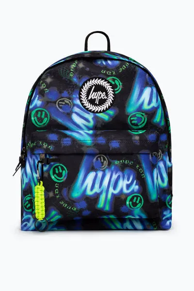 Hype Blue Electric Smile Backpack