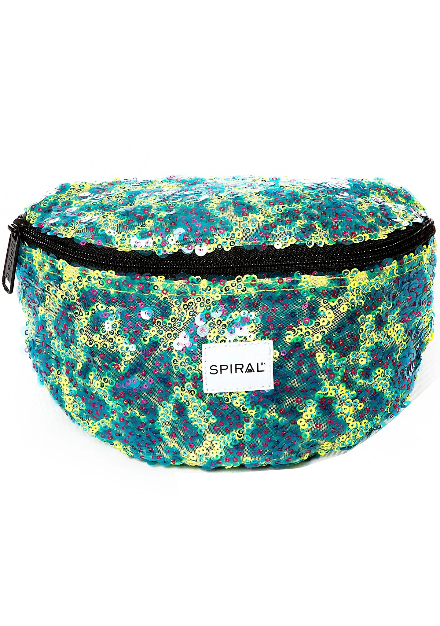 Infinity Reef Sequin Bum Bag in Blue/Green